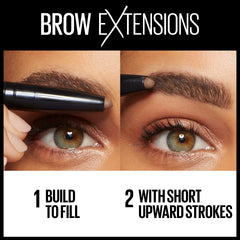 Maybelline Extensiones de cejas: aplicación rápida y fijación duradera