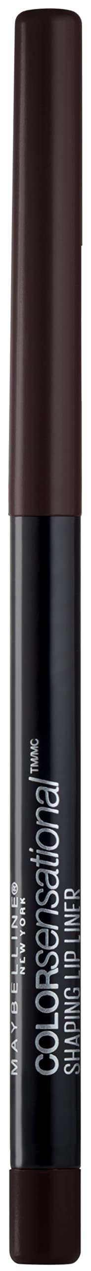 Delineador Maybelline Color Sensacional en tono chocolate rico para dar profundidad.