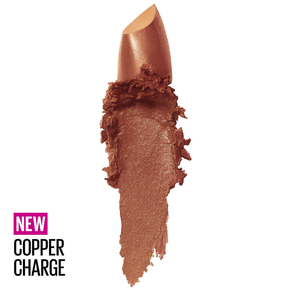 Maybelline Color Sensational Lipstick tono nude para look natural.