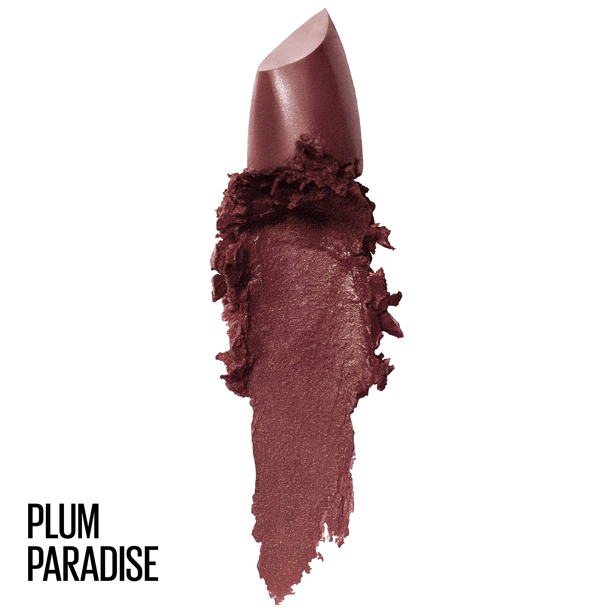 Maybelline Color Sensational barra labial vino plum, pigmento intenso para un look sofisticado