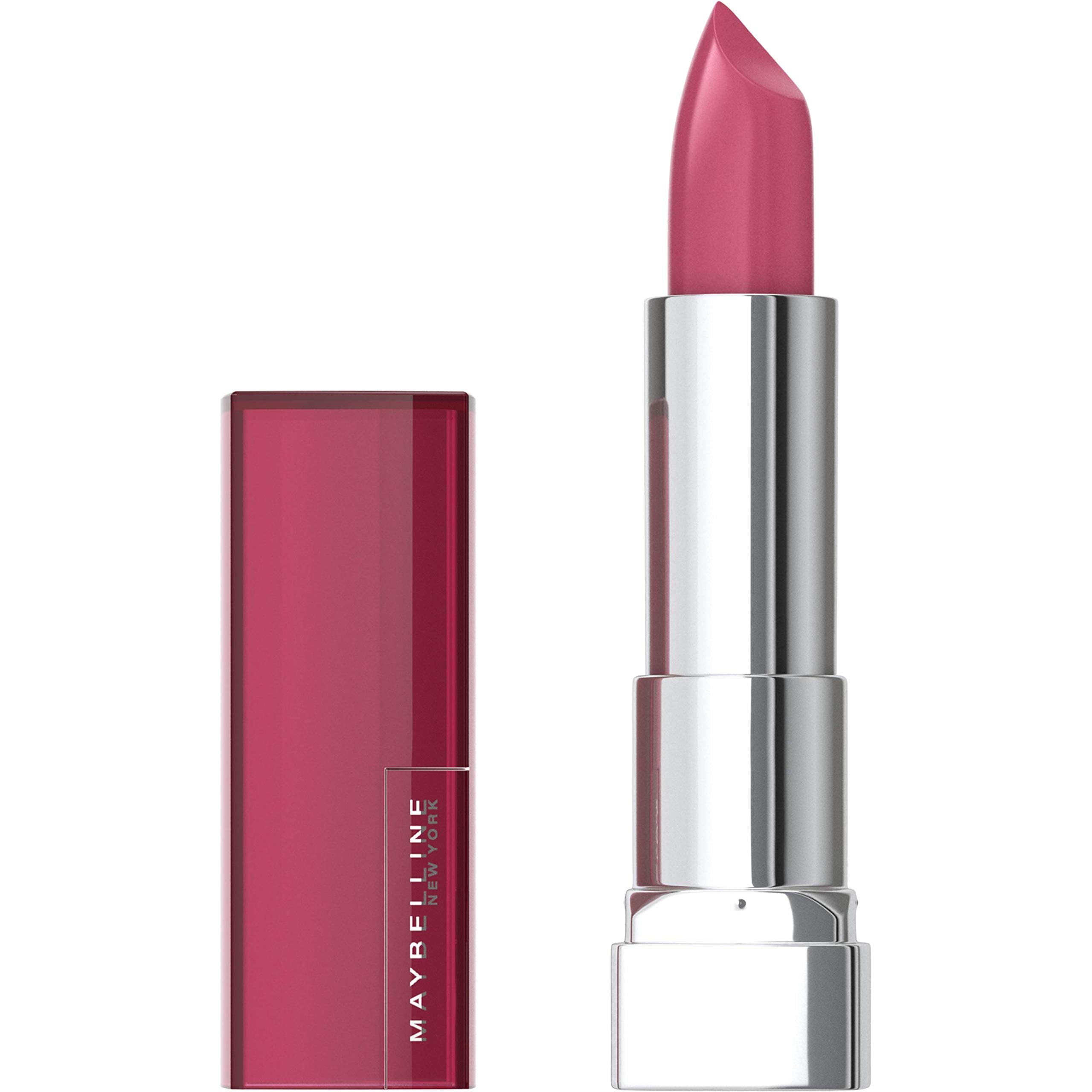 Maybelline Color Sensational labial, acabado cremoso para labios suaves todo el día.
