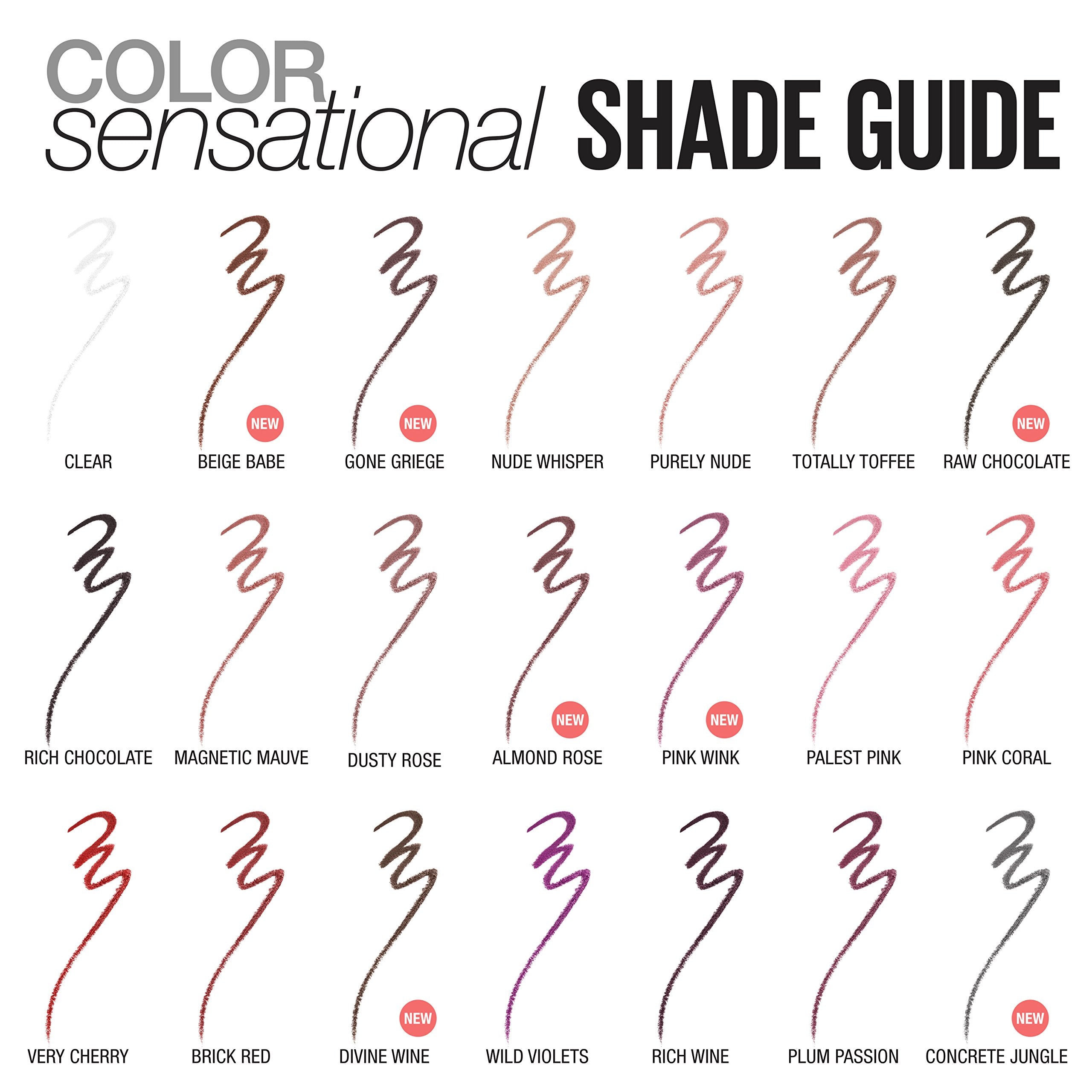 Color Sensational de Maybelline en 14 tonos saturados para combinar.