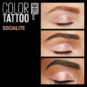 Maybelline Color Tattoo Socialite acabado mate para looks versatiles.