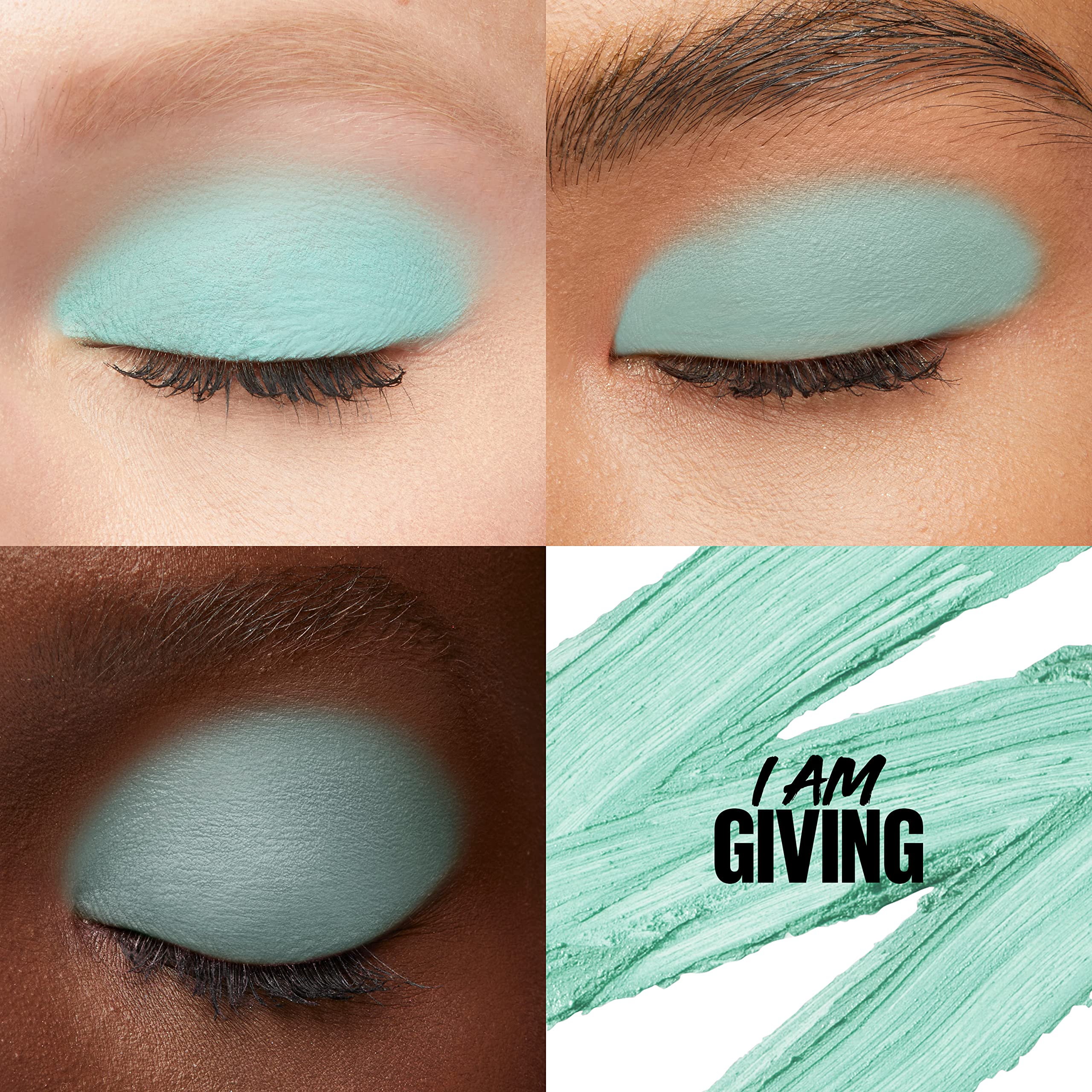 MAYBELLINE Color Tattoo Stix delineado azul verdoso mate para mirada definida