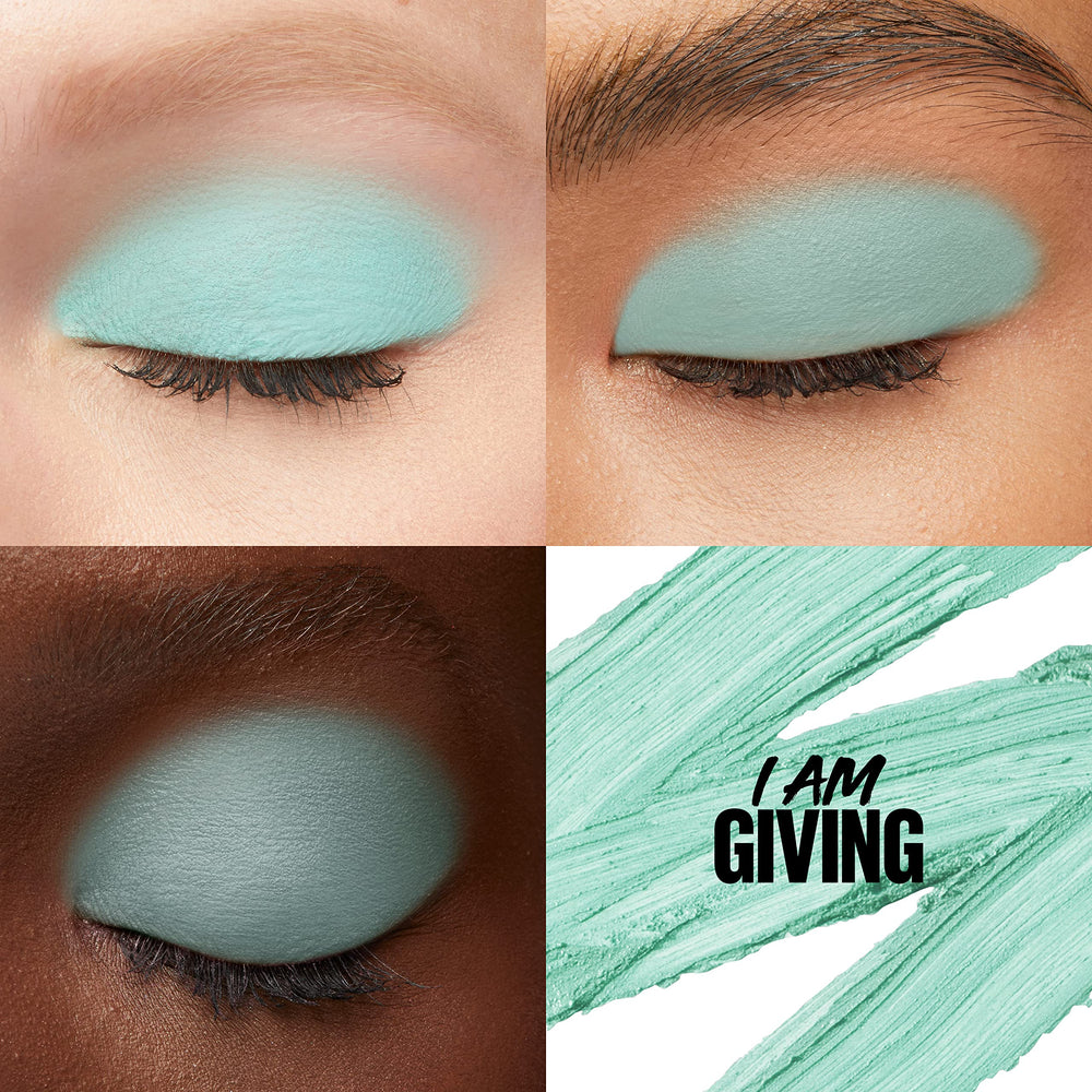 MAYBELLINE Color Tattoo Stix delineado azul verdoso mate para mirada definida