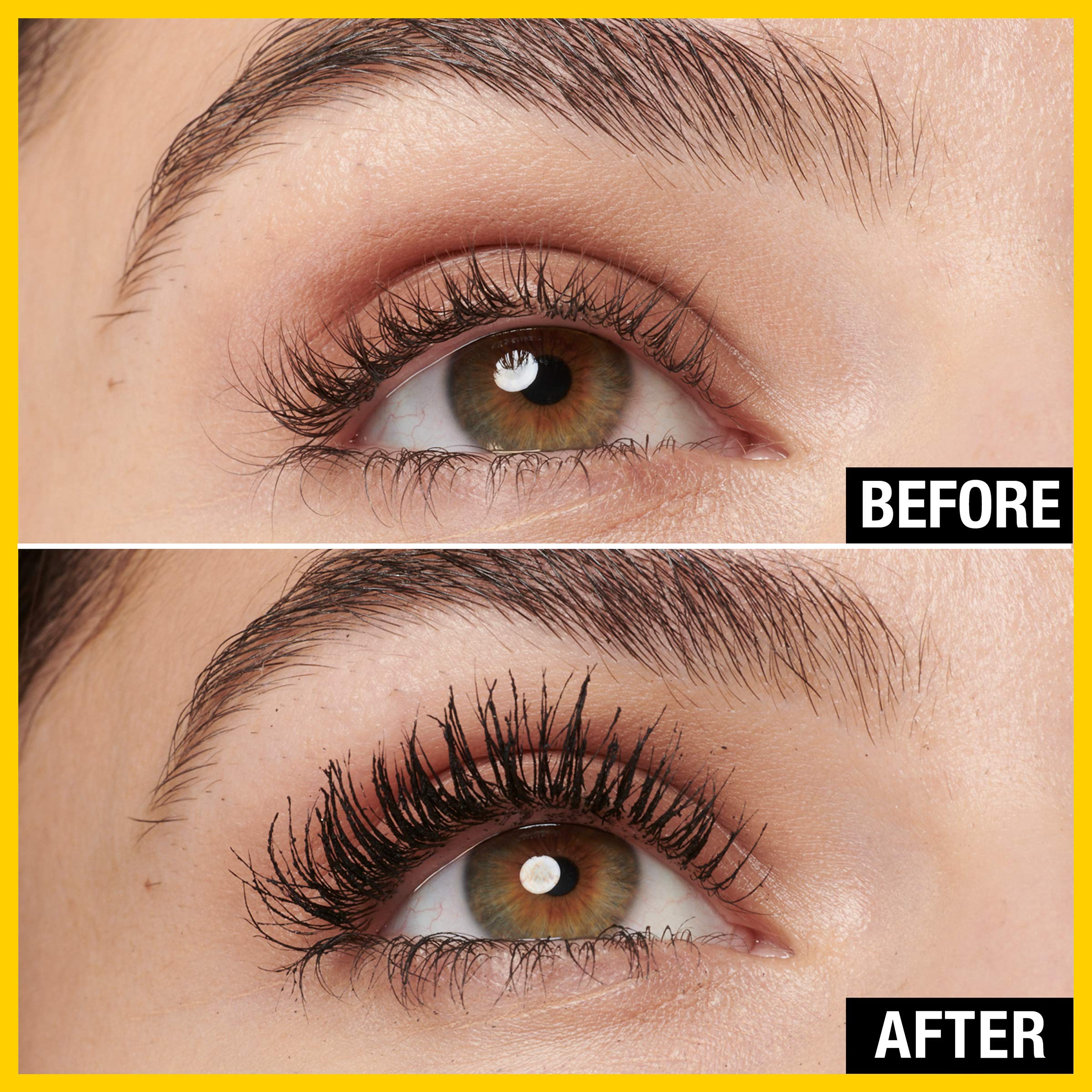 Maybelline The Colossal Volum' Express Mascara, cepillo que facilita la separación de pestañas