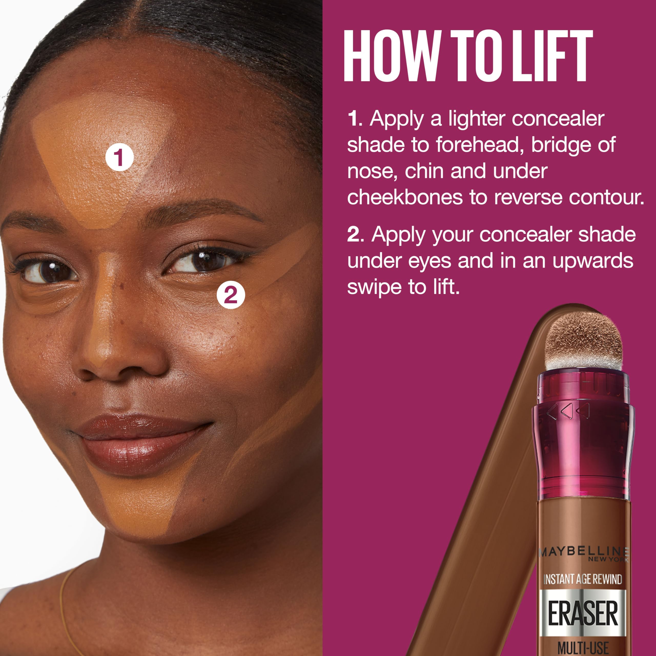 Corrector anti-ojeras de Maybelline para iluminación suave