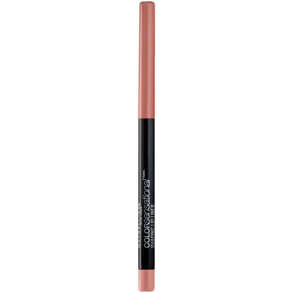 Delineador Maybelline con punta autoafilable, fijación rápida para labios definidos sin esfuerzos.