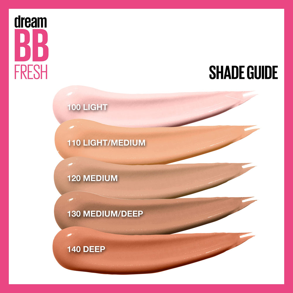 Maybelline Dream Fresh BB crema, piel suave gracias a la hidratación diaria.