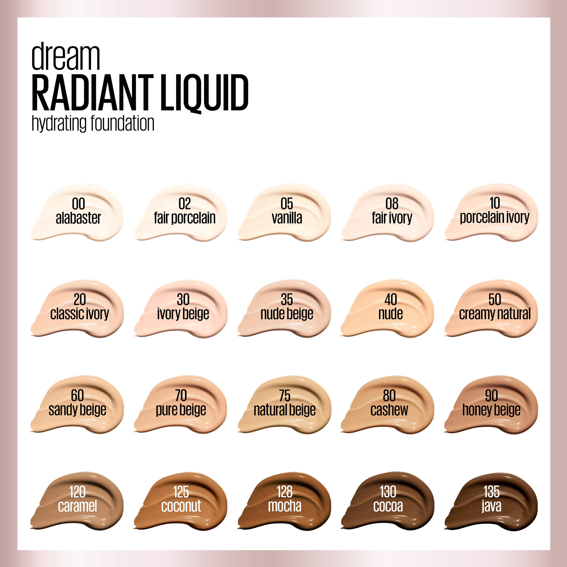 Maybelline Dream Radiant Liquid, maquillaje ligero para uso diario en oficina o salidas.