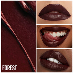Maybelline Edición Verde labial crema Ciruela Marrón, tono versátil para cualquier look