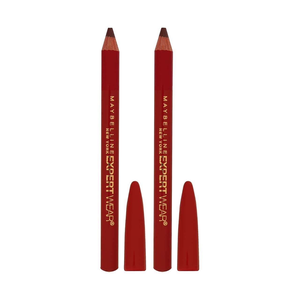 Open pencil showing dual-ended design for brows and eyeliner application.