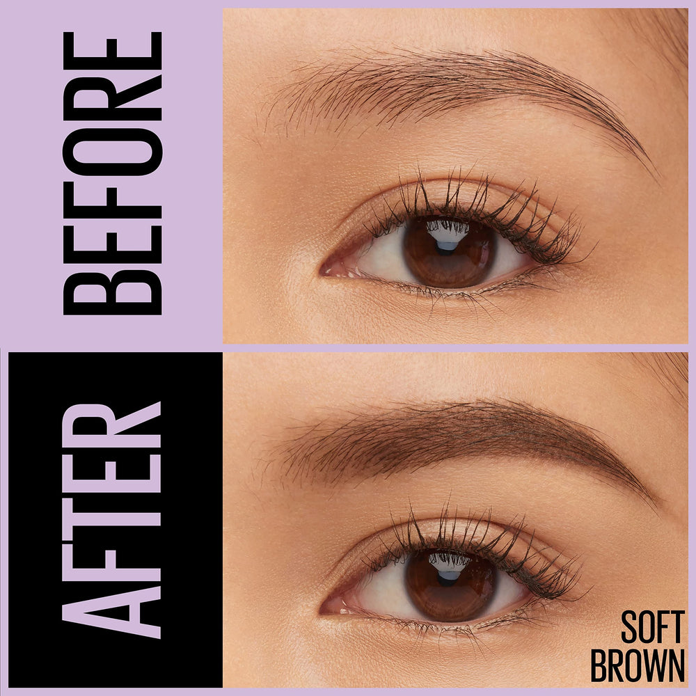 Maybelline Express Brow 2 en 1 facilita definición y relleno para cejas equilibradas.