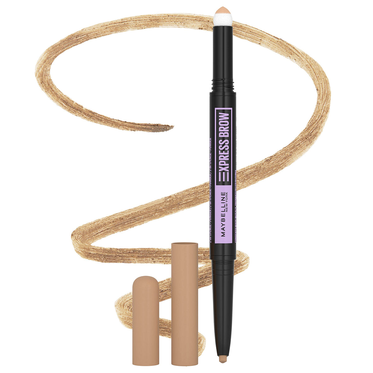 Maybelline Express Brow: lápiz punta lágrima para definir cejas con aspecto natural.