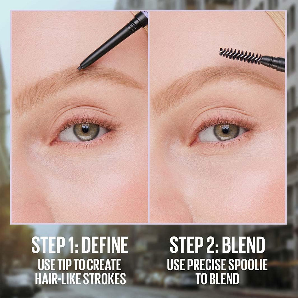Cejas definidas y controladas con el lápiz ultrafino de Maybelline