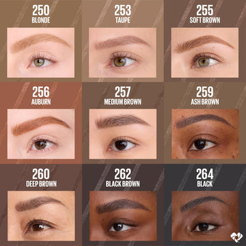 Maybelline Express Brow Ultra Slim fórmula resistente para uso diario.