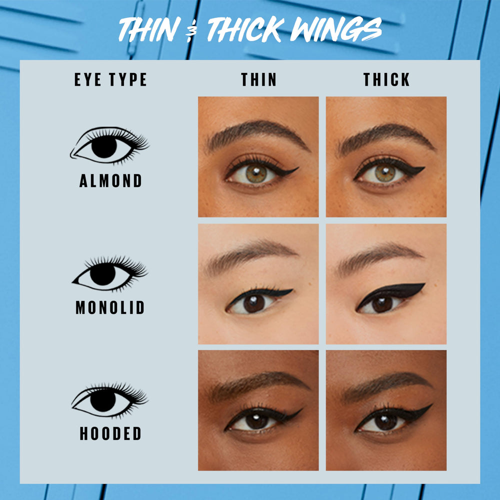 Maybelline Eyestudio Maestro: trazos finos o gruesos según la presión.