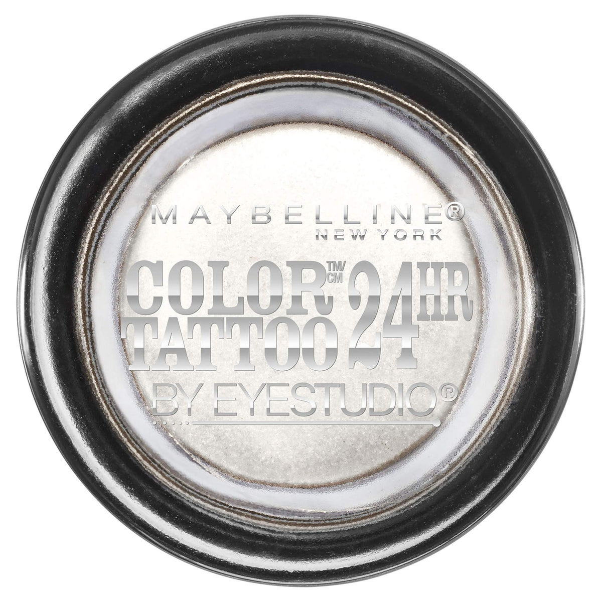 Maybelline Eyestudio sombra crema metal 24H tono Muy Frío con color intenso y duradero.