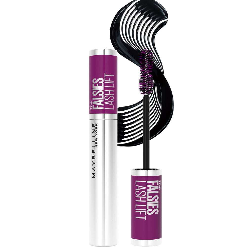 Mascara resistente al agua Maybelline Falsies Lift para uso todo el día.