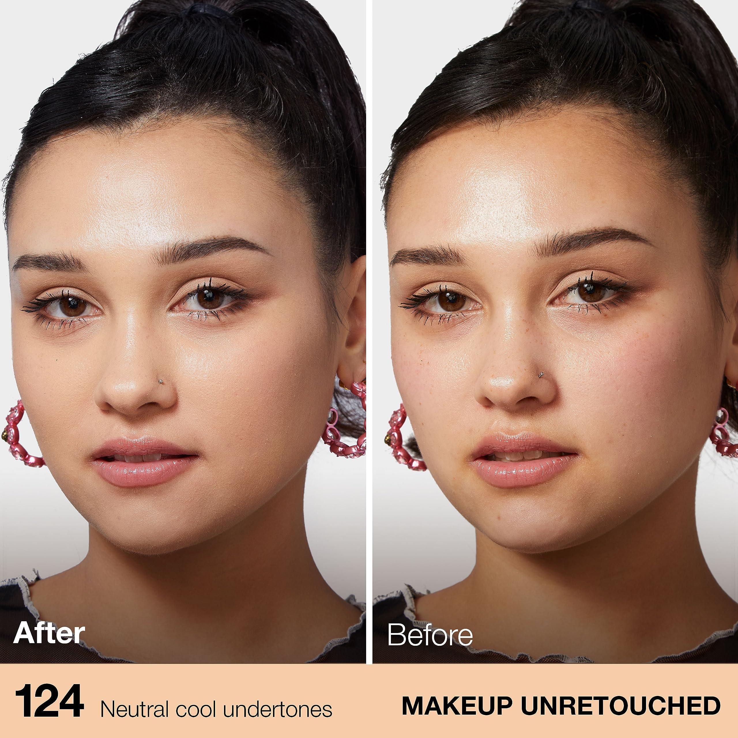 Maybelline Fit Me acabado mate, refinando poros para un aspecto natural.