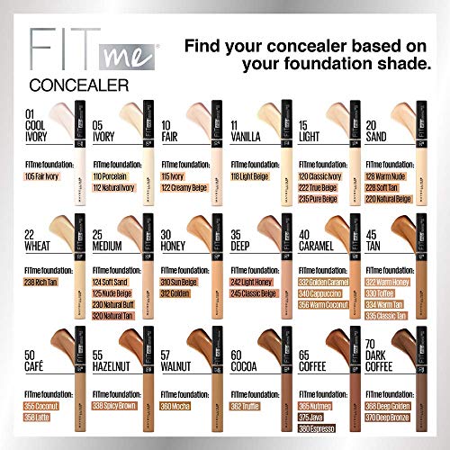 Maybelline Fit Me acabado mate duradero para un look natural