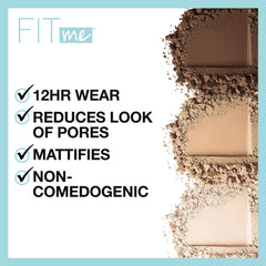 Maybelline Fit Me acabado natural que se funde con la piel.