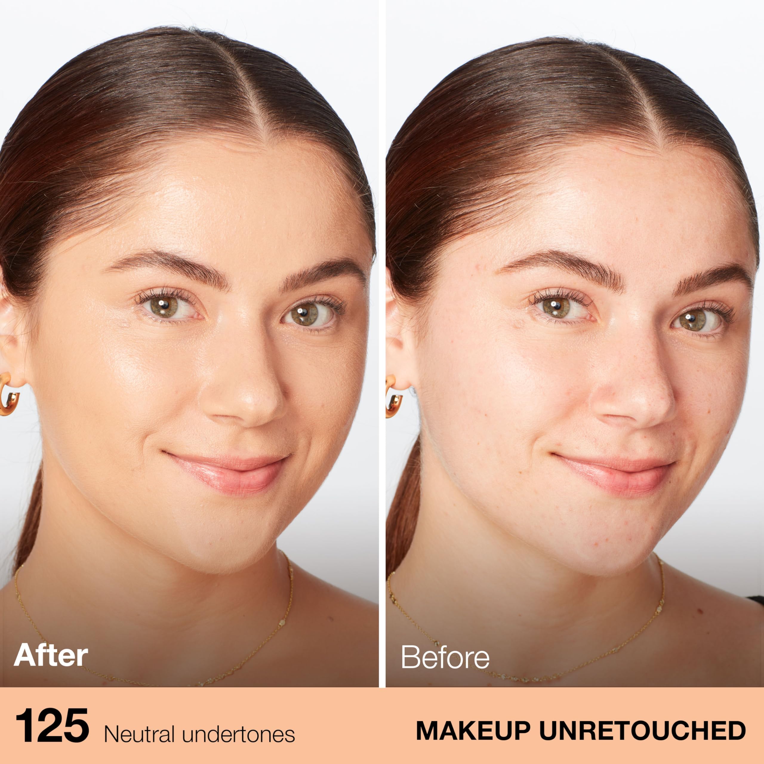 Aplicación suave de Maybelline Fit Me para difuminar la textura.