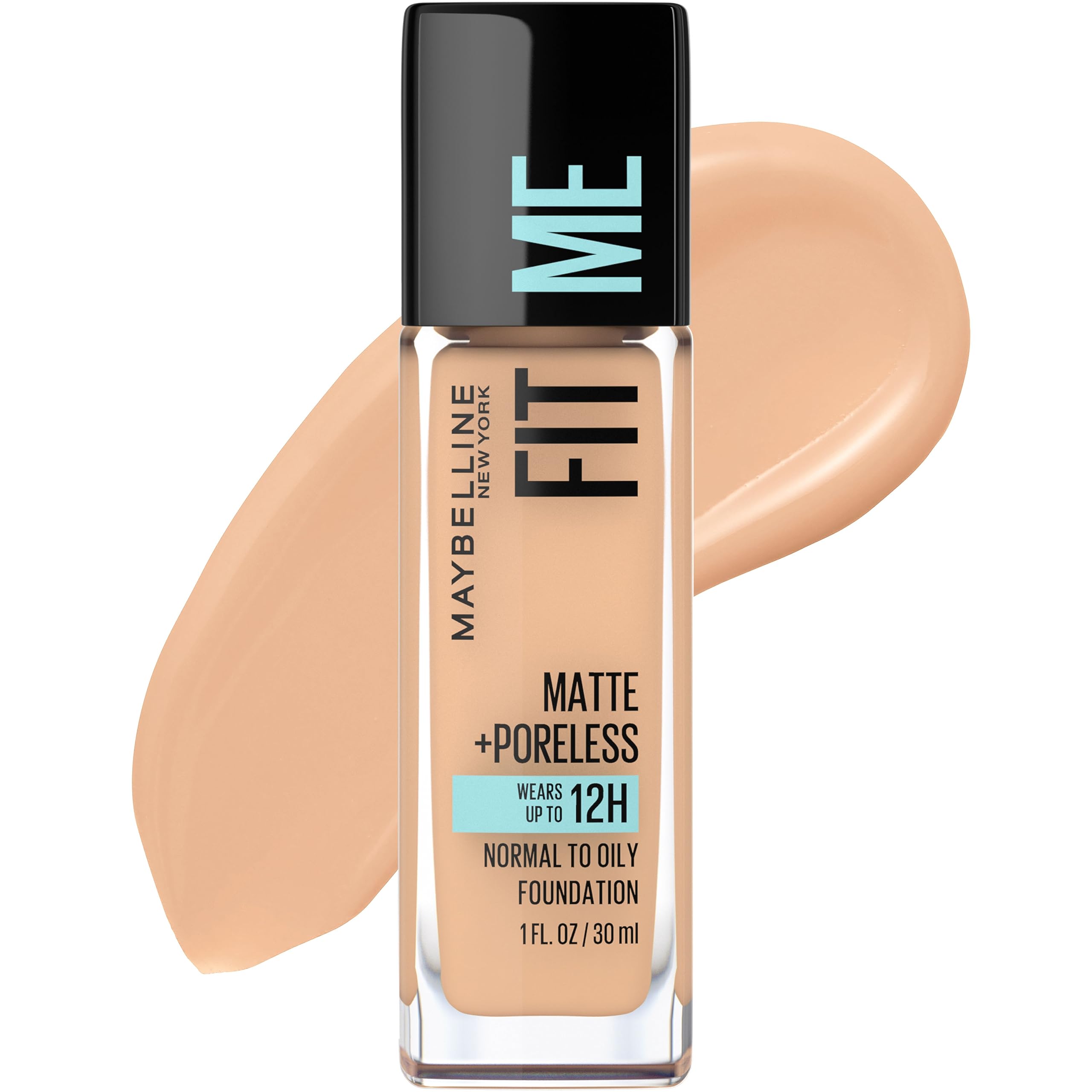 MAYBELLINE Fit Me, base líquida mate tono Beige Verdadero para piel normal a grasa