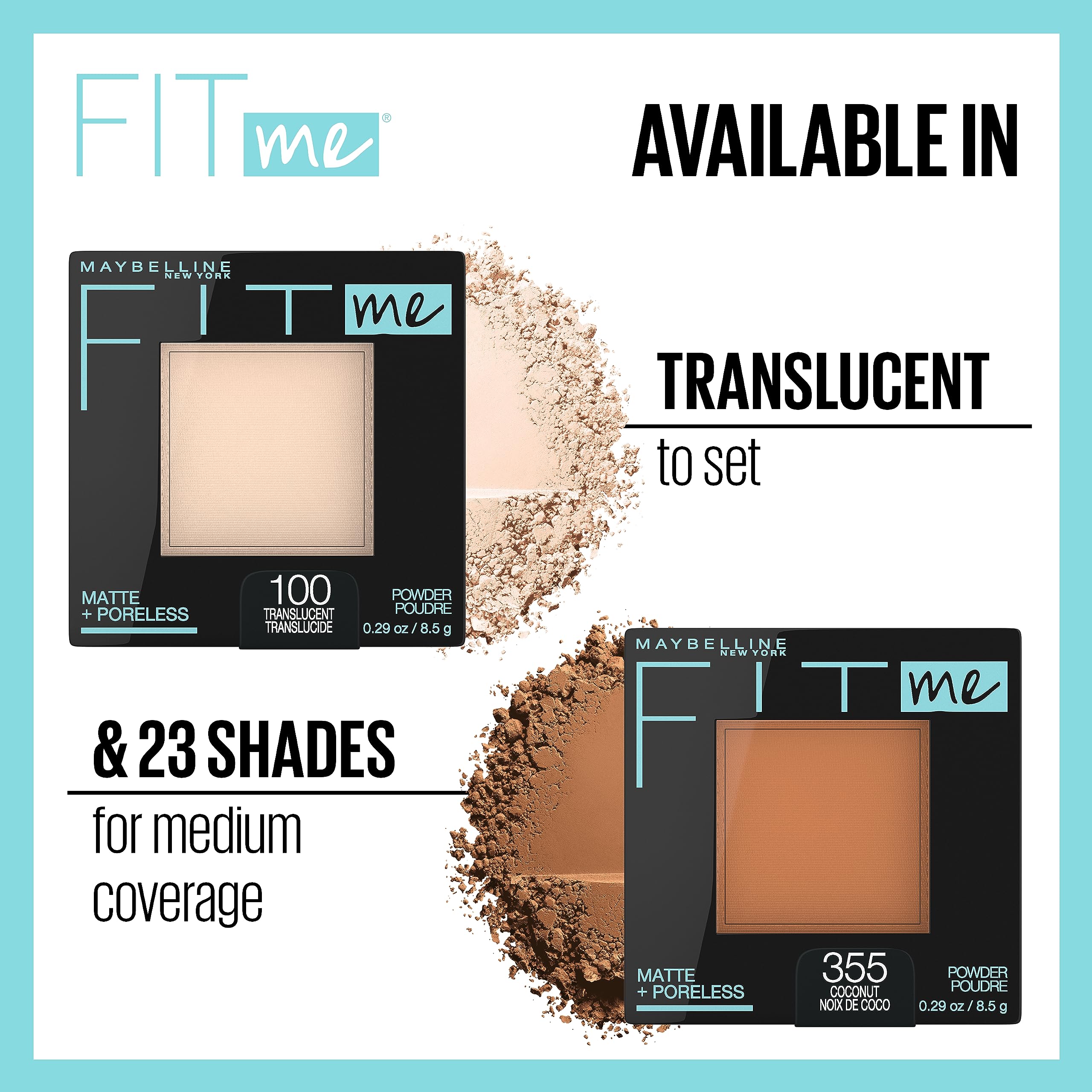Maybelline Fit Me controla el brillo durante 16 horas.