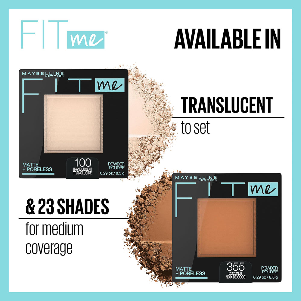 Maybelline Fit Me controla el brillo durante 16 horas.