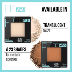 Maybelline Fit Me controla el brillo durante 16 horas.