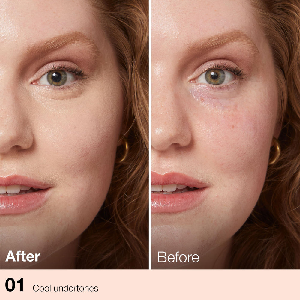 Maybelline Fit Me Corrector textura ligera, sensación fresca sin peso.