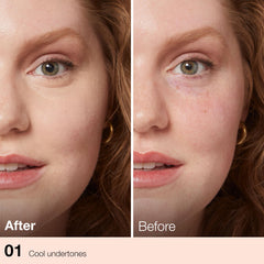 Maybelline Fit Me Corrector textura ligera, sensación fresca sin peso.