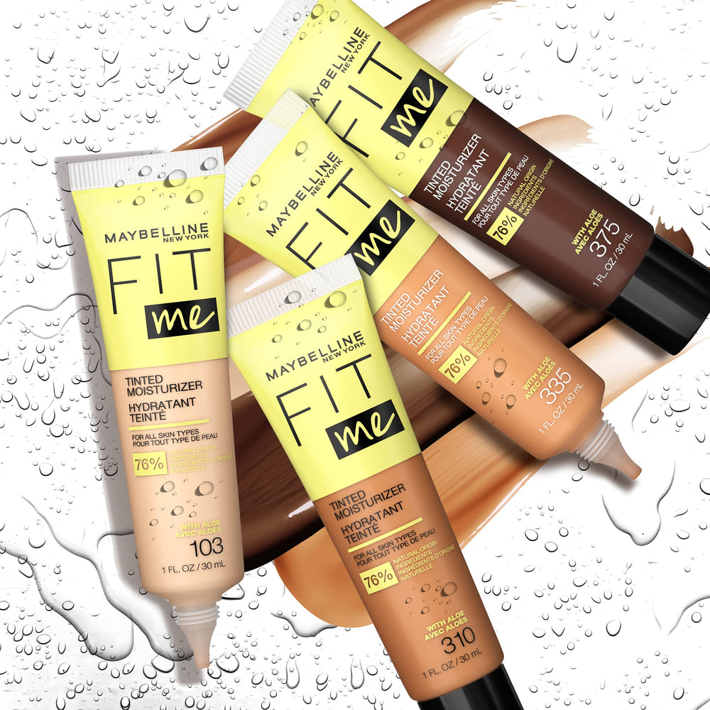 Acabado mate sin brillo en la piel con Maybelline Fit Me.