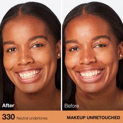 Maybelline Fit Me Dewy + Smooth: tono Toffee ofrece acabado luminoso para piel normal a seca.