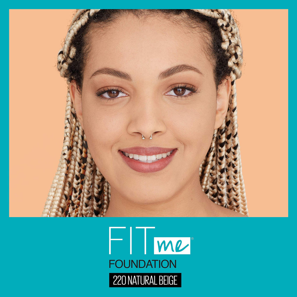Maybelline Fit Me empaque bolsa facilita aplicación en cualquier lugar