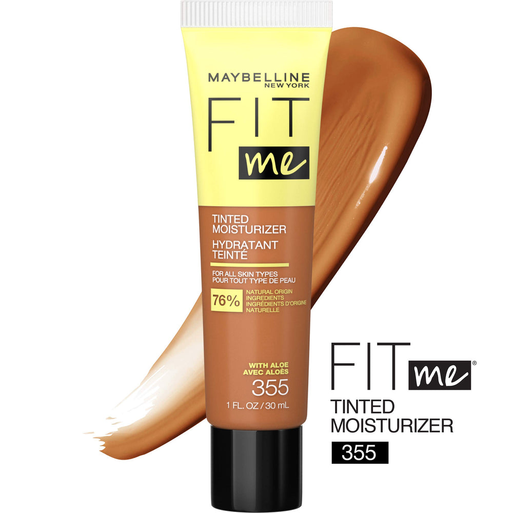 Maybelline Fit Me Hidratante con Color: aplicación suave en la piel.