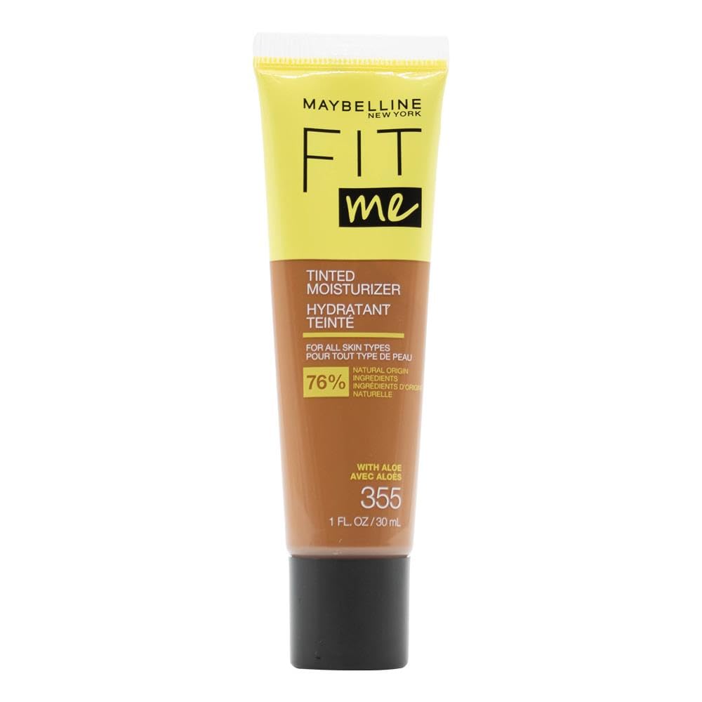 Maybelline Fit Me Hidratante con Color: bote compacto para uso diario.