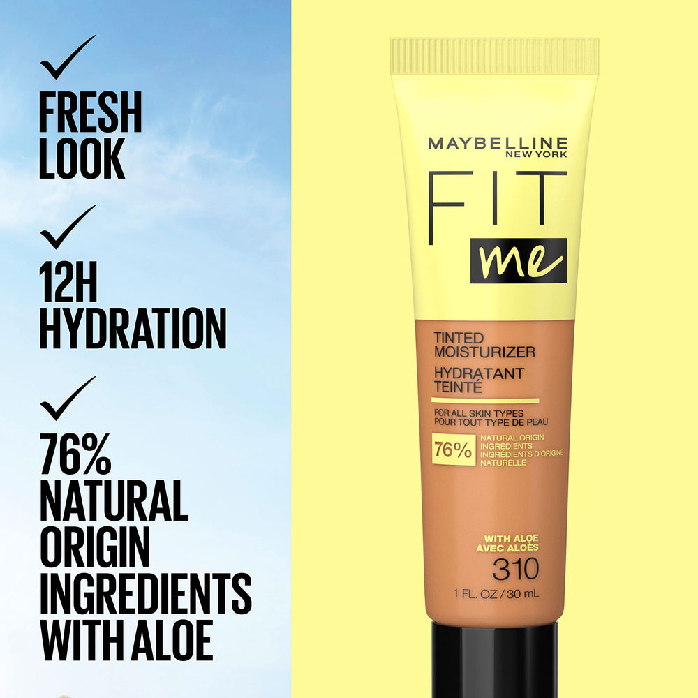 Maybelline Fit Me Hidratante con Color: hidratación de hasta 12 horas.