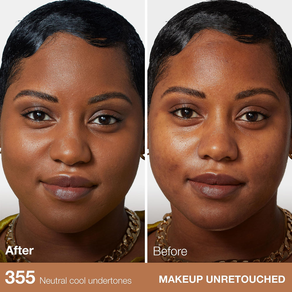 Aplicación suave de Maybelline Fit Me para cobertura construible.
