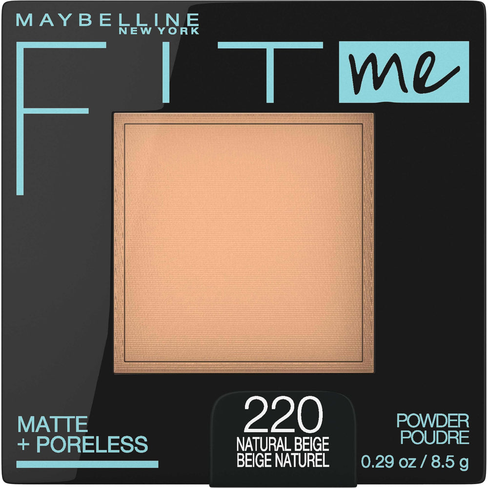 Maybelline Fit Me polvos mate para poros, controlan el brillo.