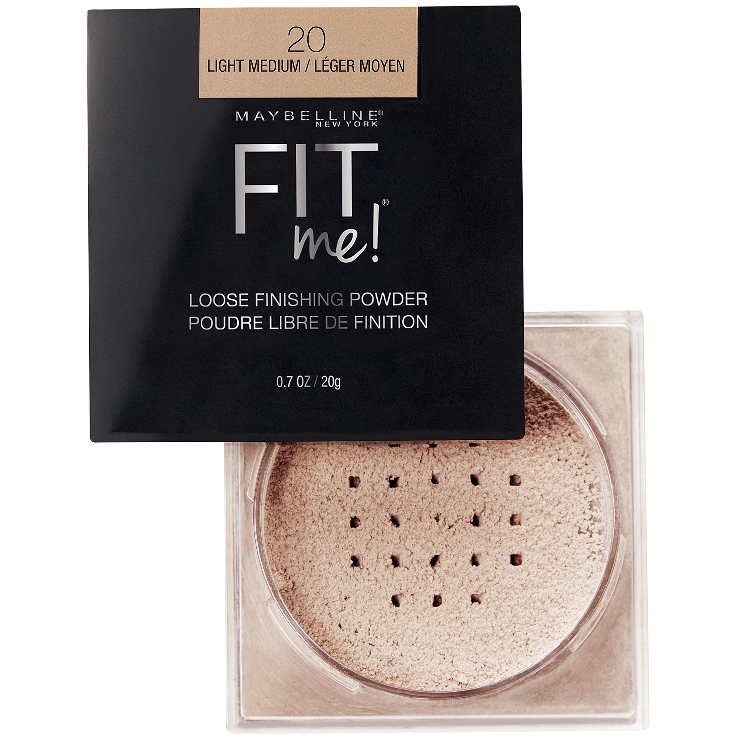 Acabado natural tras aplicar Maybelline Fit Me polvo suelto.
