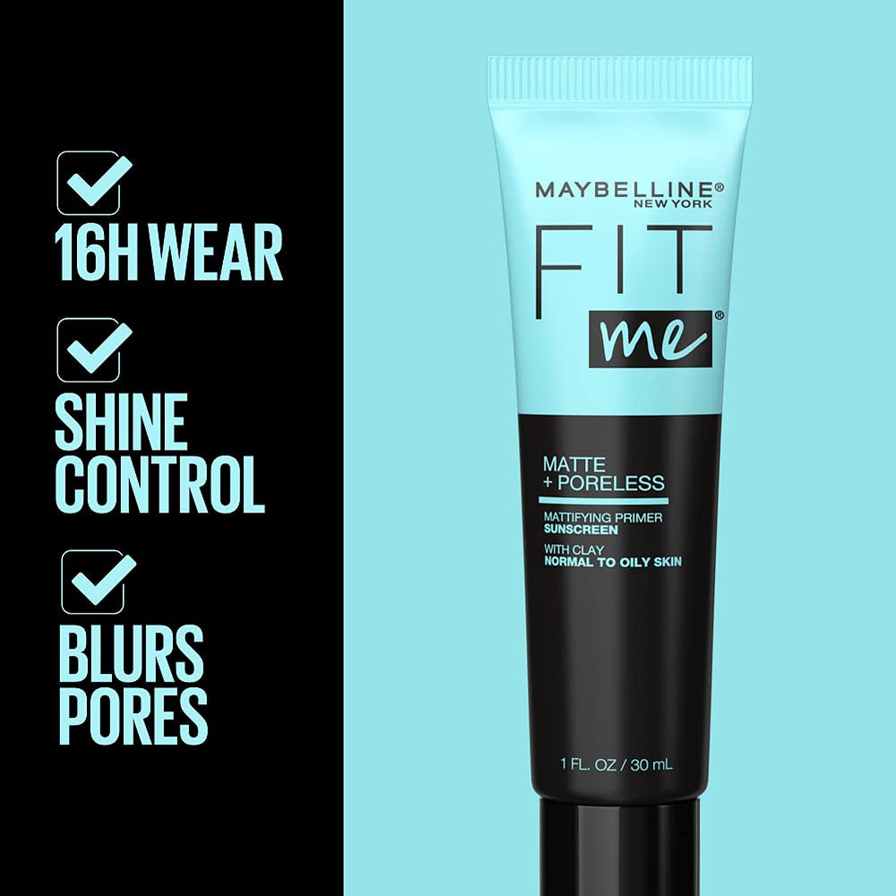 Maybelline Fit Me Primer textura ligera para un lienzo uniforme