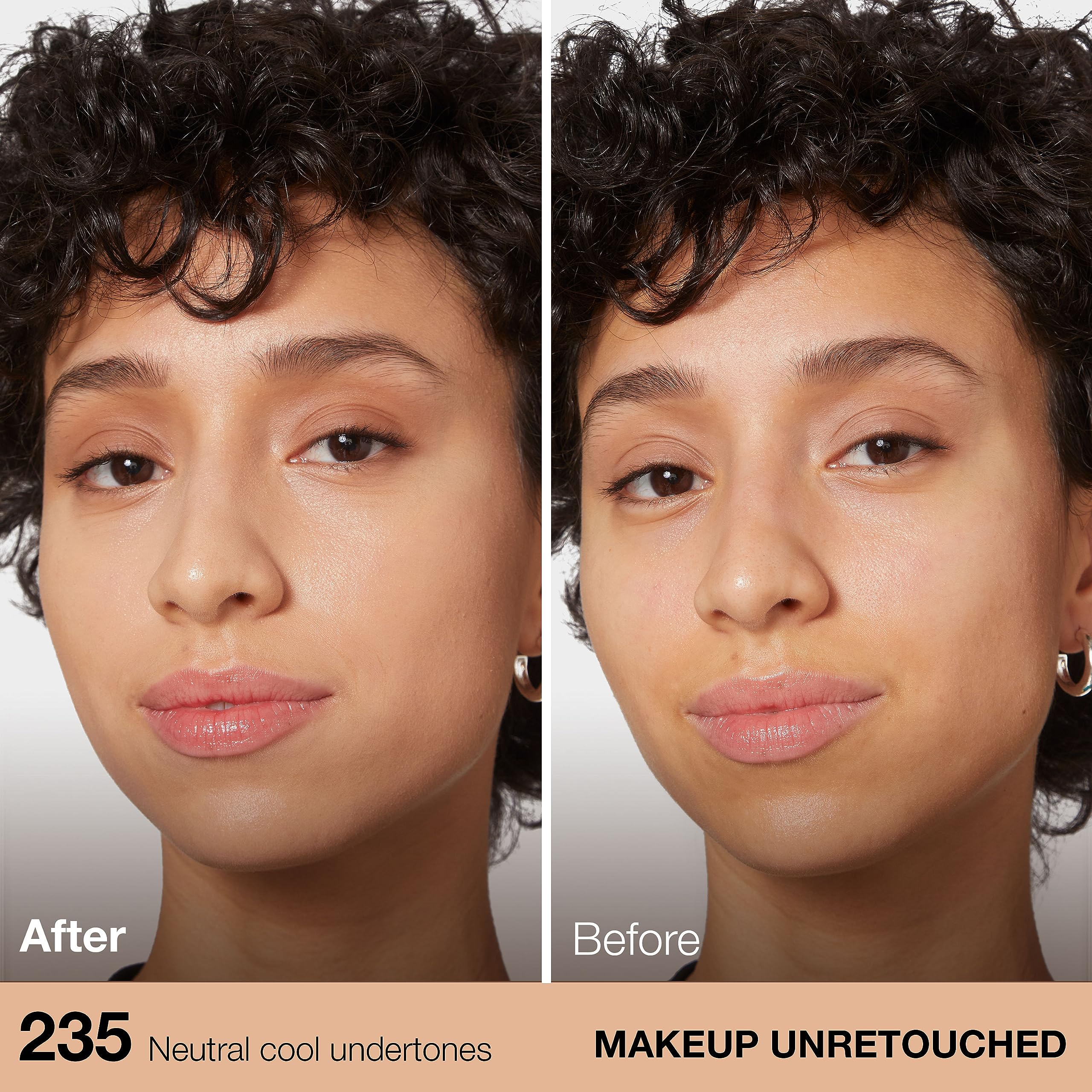 Maybelline Fit Me en tono Beige Puro, amplia gama de 40 tonos.