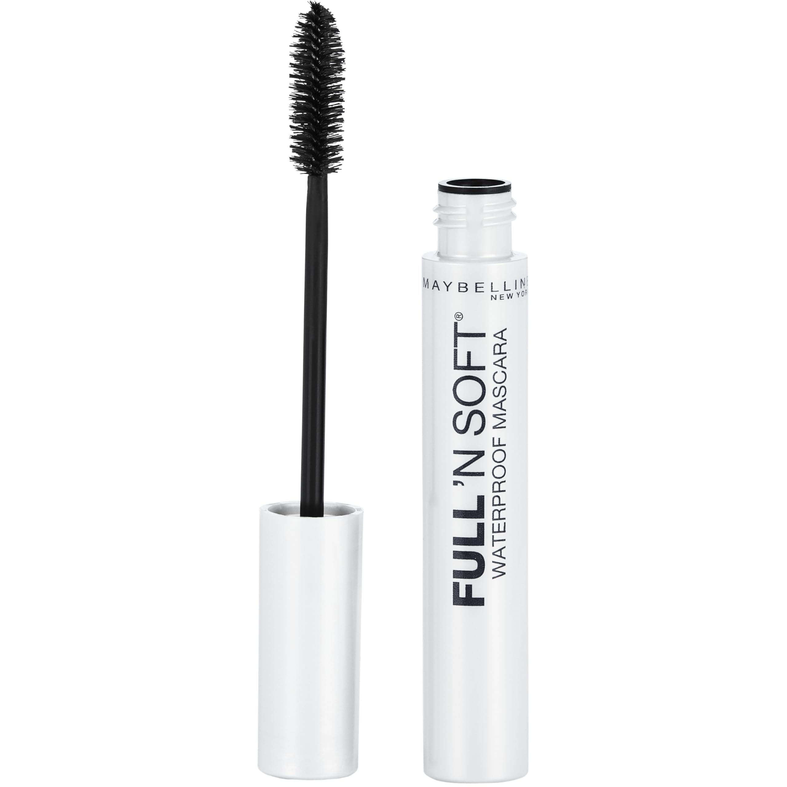 Maybelline Full 'N Soft a prueba de agua para pestañas definidas.