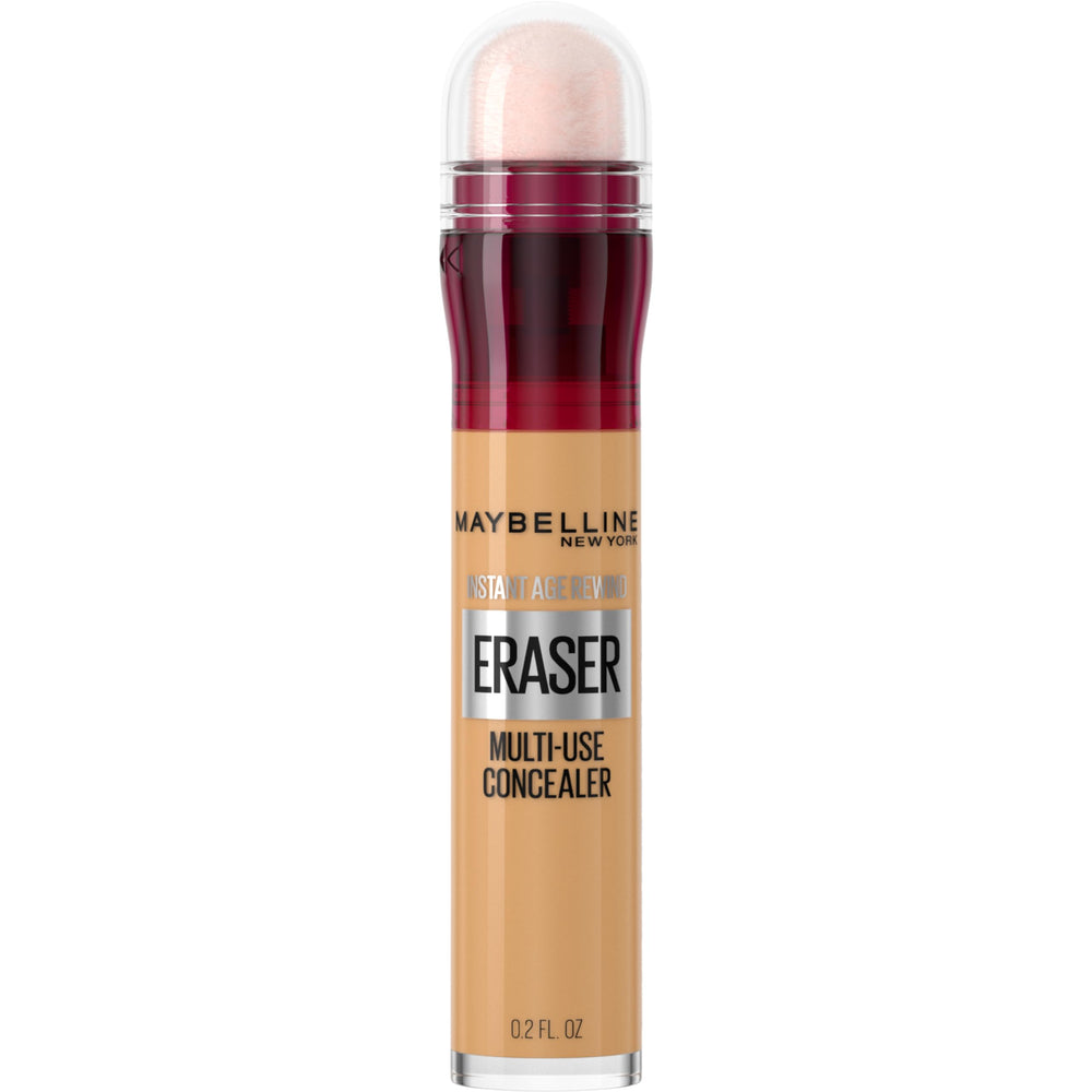 MAYBELLINE Instant Age Rewind Eraser: empaque frontal, corrección rápida de ojeras.
