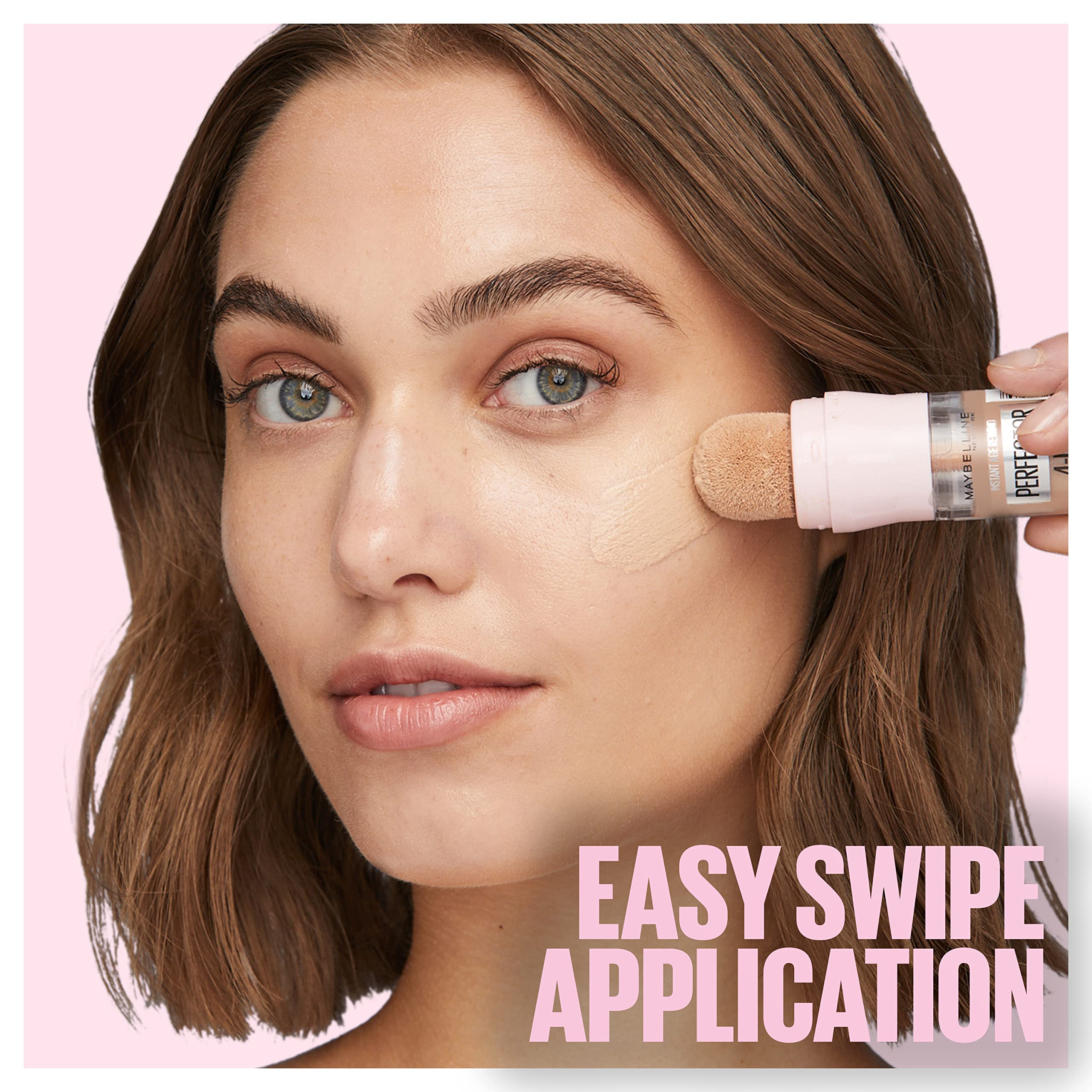 Maybelline Instant Perfector Glow delivers light coverage across five self-adjusting shades.