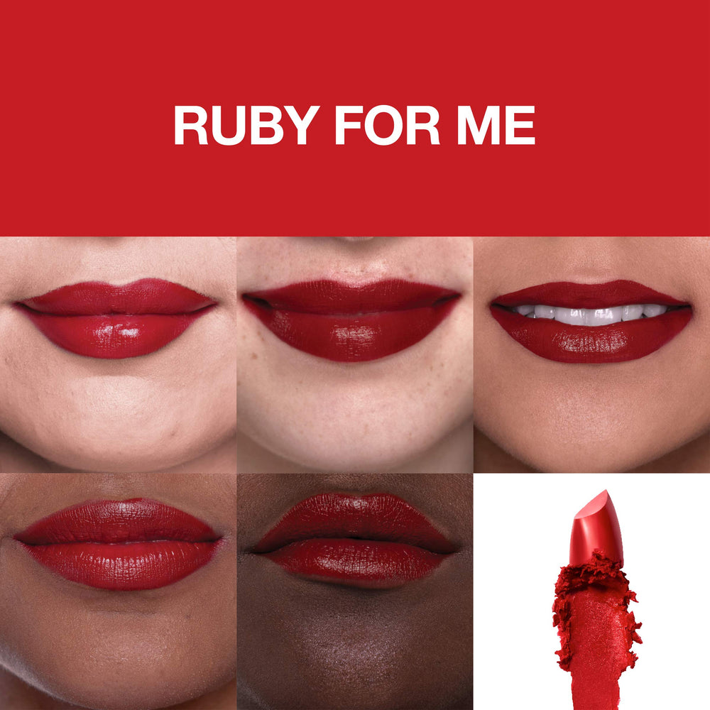 Sensación sedosa e hidratante en labios gracias a la fórmula satinada de Maybelline.