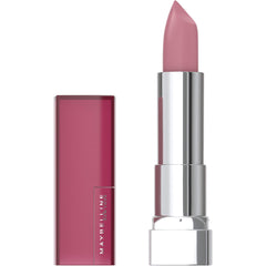 Maybelline Color Sensacional Labial Mate en tubo para uso diario y color duradero.