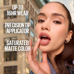 Maybelline Labial sin transferencia para un look limpio durante el día